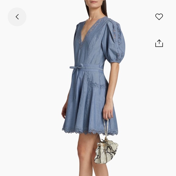 - NWT- Ulla Johnson Camila Mini dress Size 4 - Picture 6 of 14